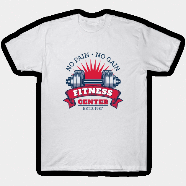 Fitness center T-Shirt by Dorran